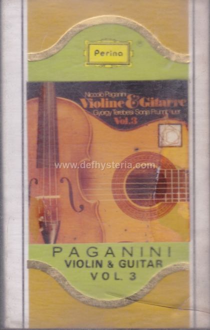 Niccolo Paganini - Gyorgy Terebesi -Sonja Prunnbauer - Paganini Violin & Guitar Vol. 3 Audio Kaset Perina catnr. 047