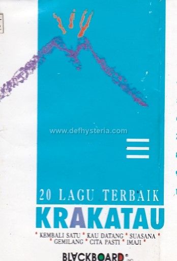 Krakatau - 20 Lagu Terbaik Krakatau Audio Kaset Blackboard catnr. IND 51