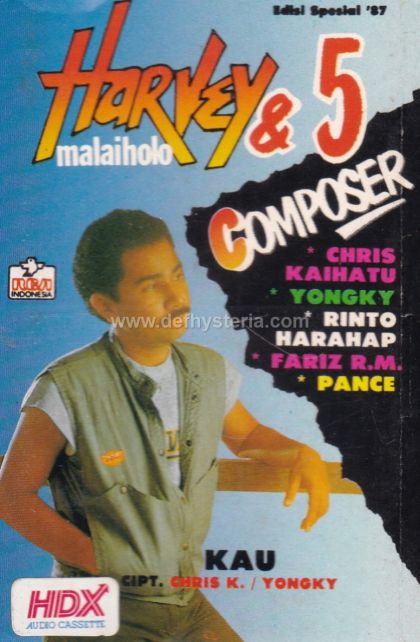 Harvey Malaiholo - Harvey Malaiholo & 5 Composer Audio Kaset Matahari