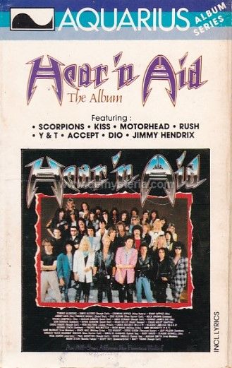 Hear 'n Aid - Hear 'n Aid Audio Kaset Aquarius catnr. 58292