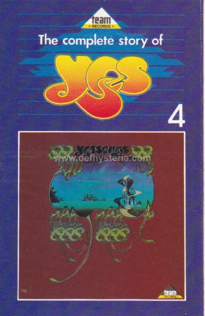 Yes - The Complete Story Of Yes 4 Audio Kaset Team Records