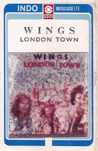 Paul McCartney & Wings - London Town Audio Kaset Indo Musicassette catnr. 167 Paul McCartney & Wings - London Town Audio Kaset Indo Musicassette catnr. 167