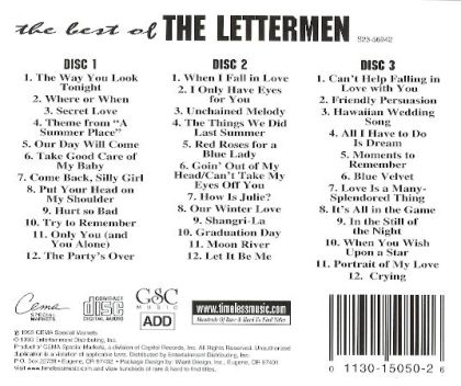 Lettermen, The - Best Of The Lettermen: 36 All-time Greatest Hits 